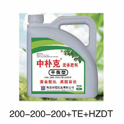 中朴克 高钾型平衡型液体肥